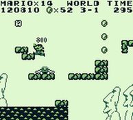 une photo d'Ã©cran de Super Mario Land sur Nintendo Game Boy